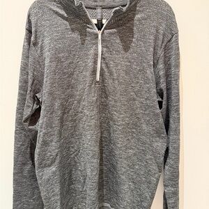 Lululemon Athletica Men's Heathered Gray Quarter-Zip